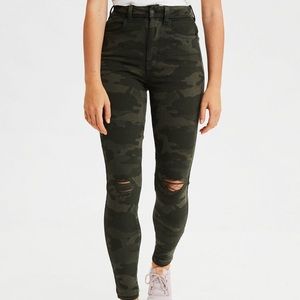 AE super high waisted skinny jeans